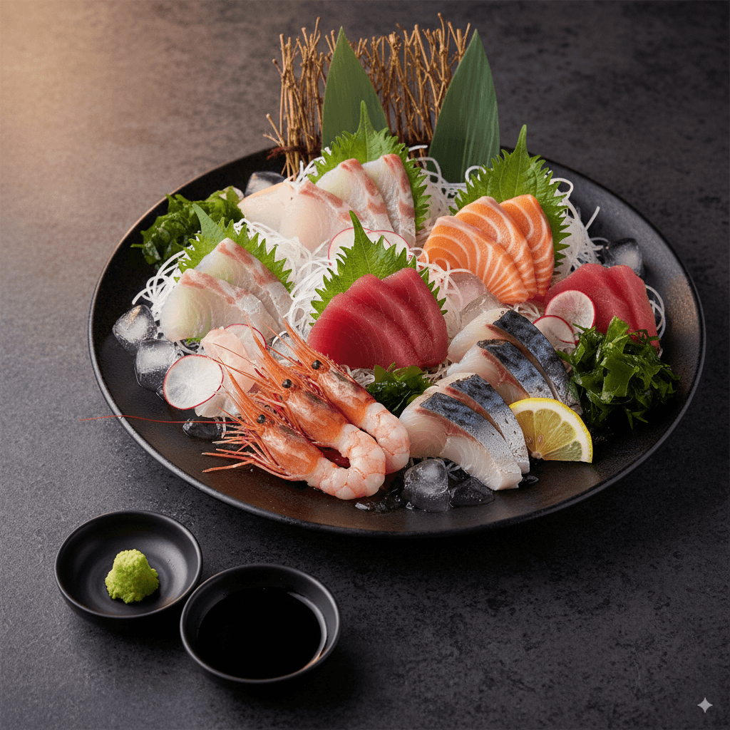 刺身拼盘（旬の刺身盛り合わせ）
