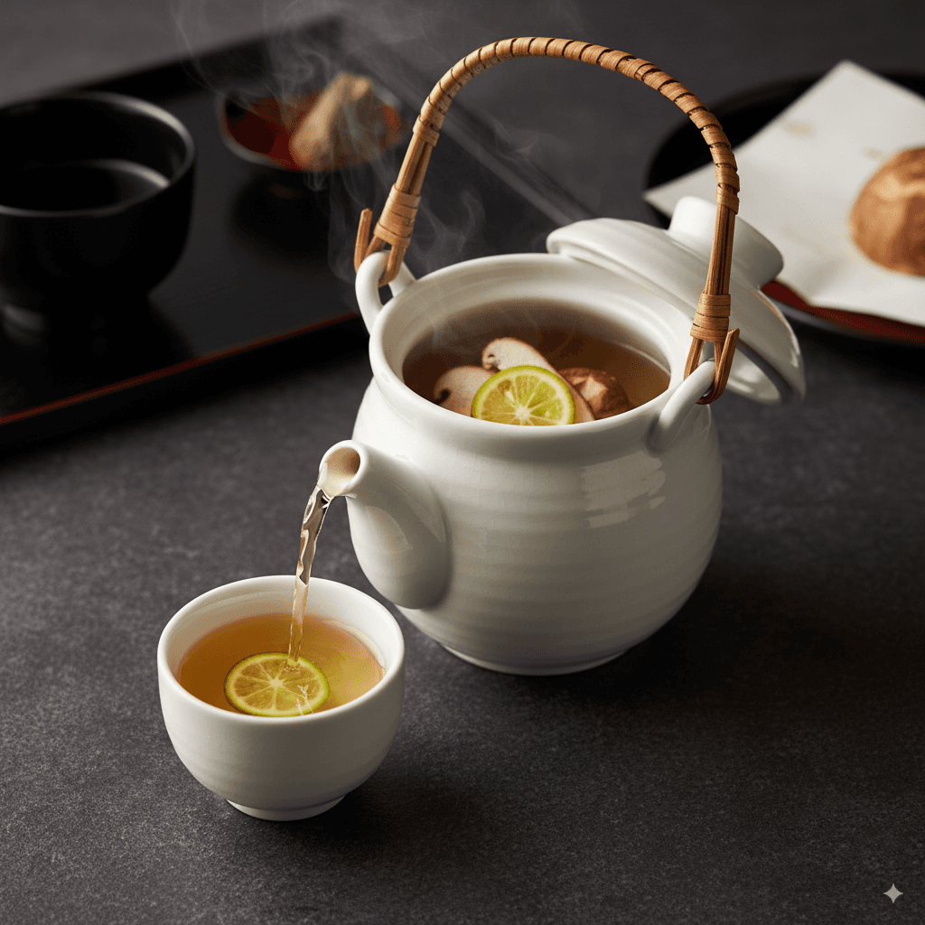 松茸土瓶蒸（松茸土瓶蒸し）