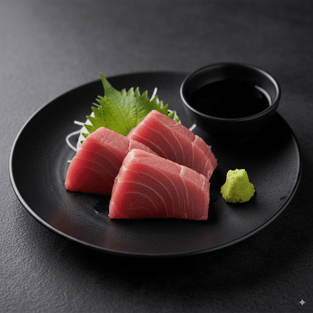 金枪鱼大腹刺身（本まぐろ大トロ）